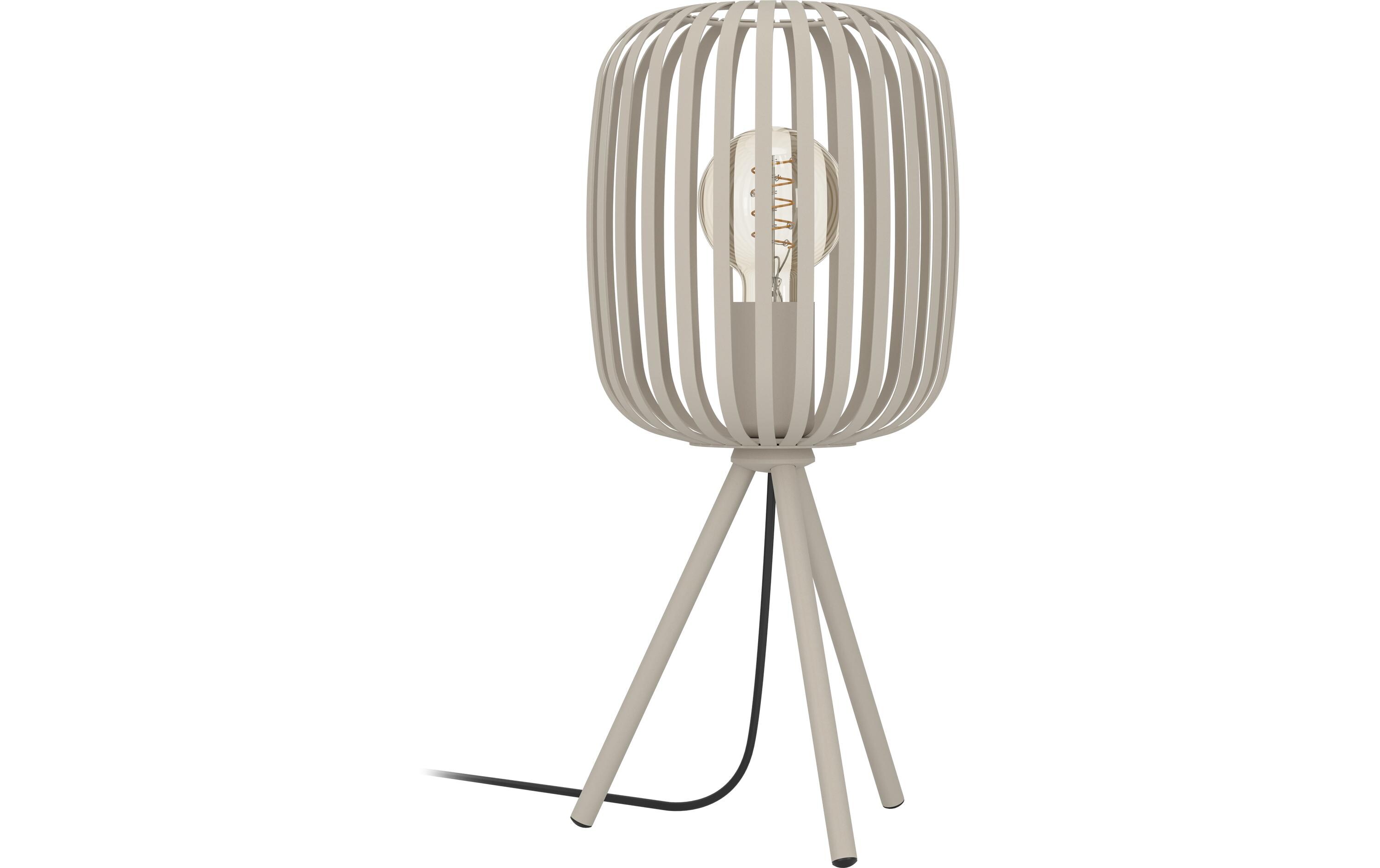 EGLO Leuchten Tischleuchte Zigbee ROMAZZINA beige exkl. E27 1x40W