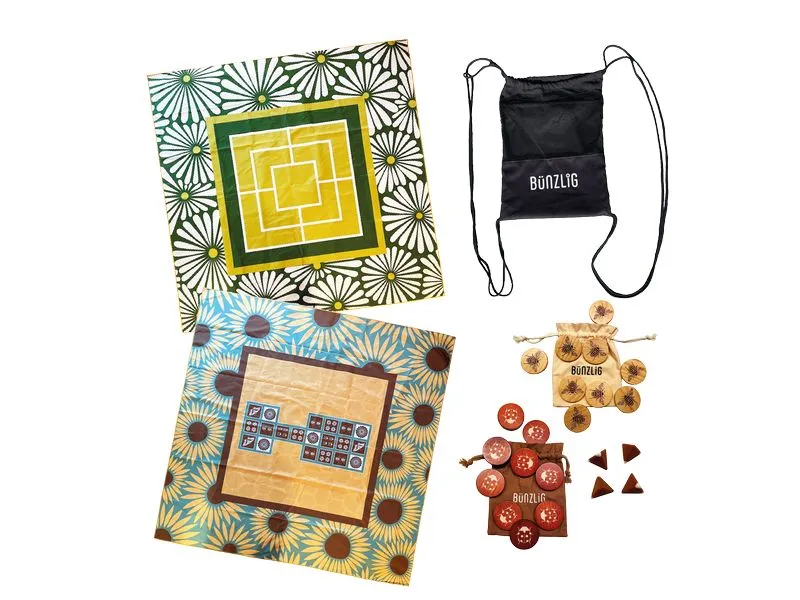 Bünzlig Dog Familienspiel-Set «Mühle und Königliches Spiel von Ur»