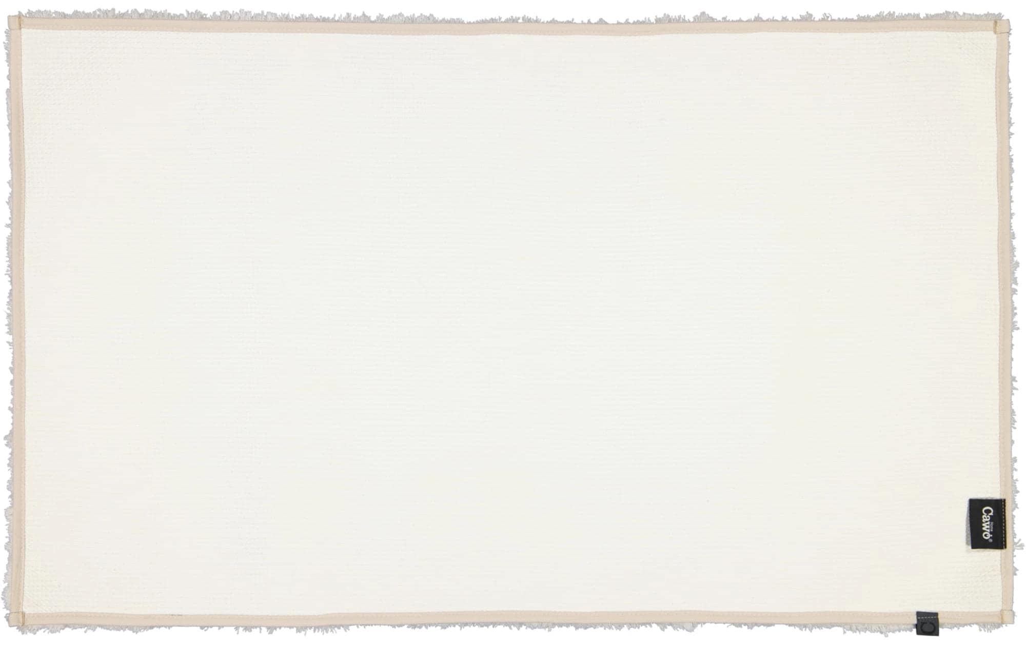Cawö Badteppich Solid 60 x 100 cm, Nature