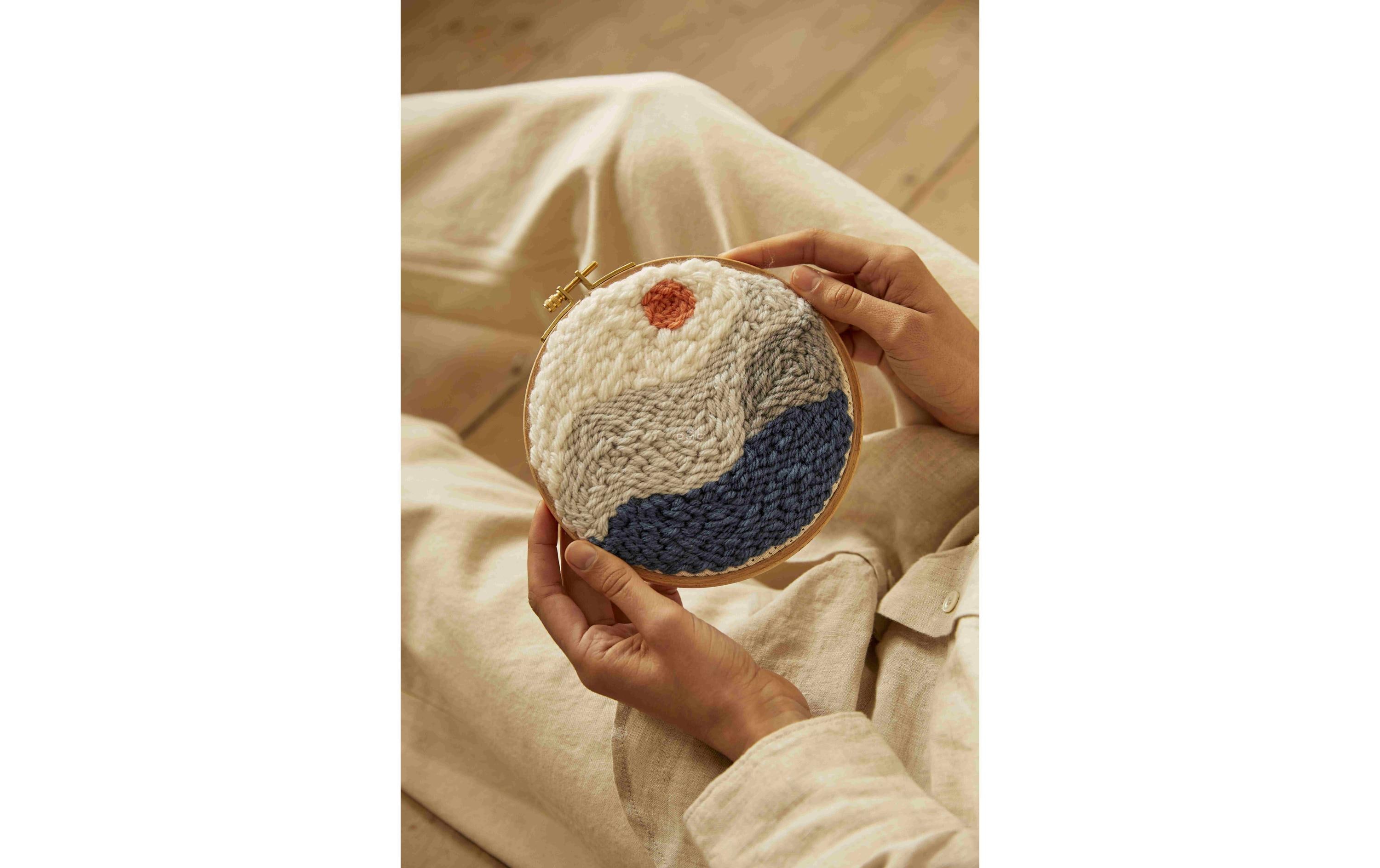 DMC Stickset Mindful Making Berggipfel, Ø 15.7 cm DMC Stickset Mindful Making Berggipfel, Ø 15.7 cm