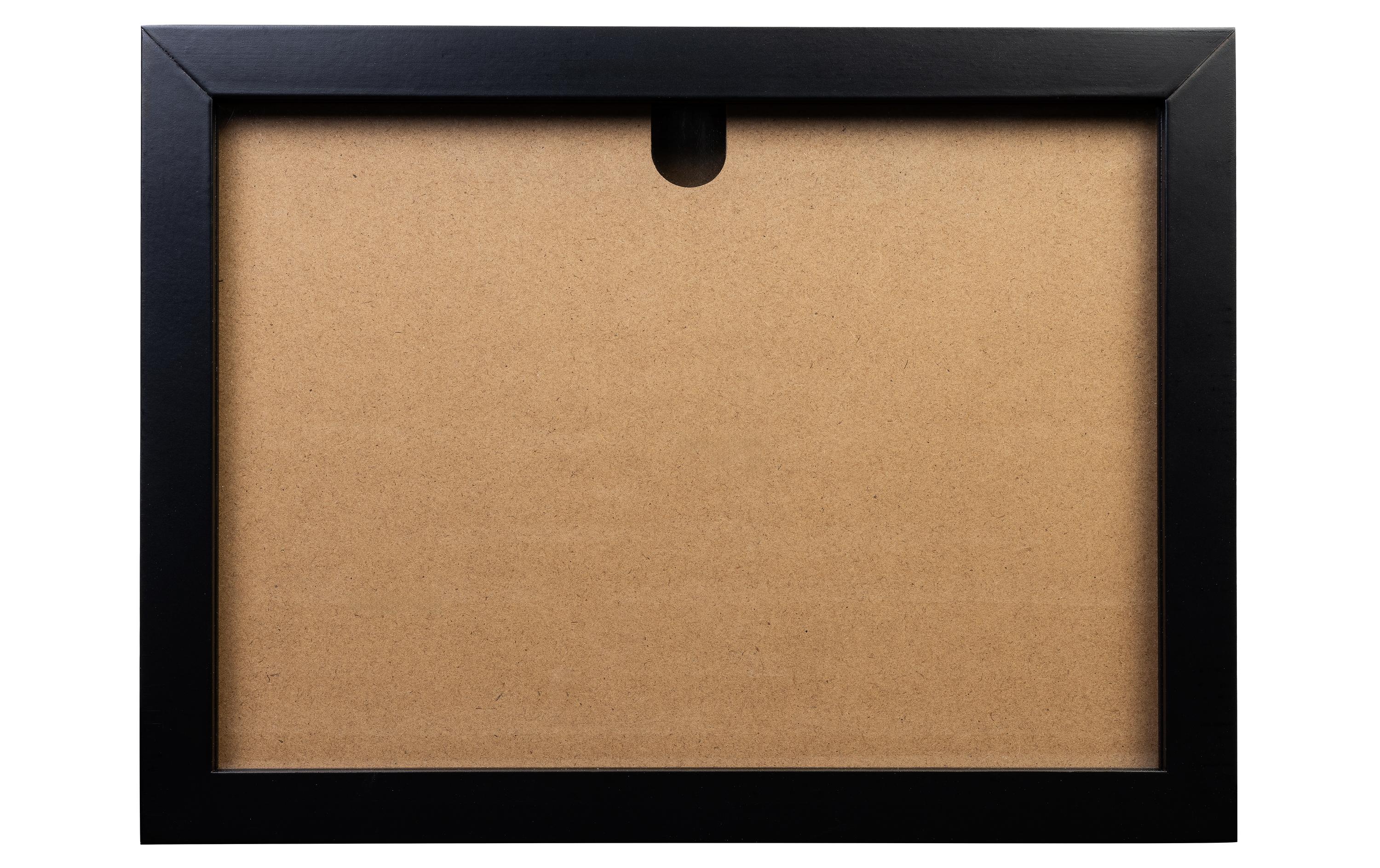 COCON Bilderrahmen für Kinderzeichnungen 35 x 26 x 5 cm, Schwarz