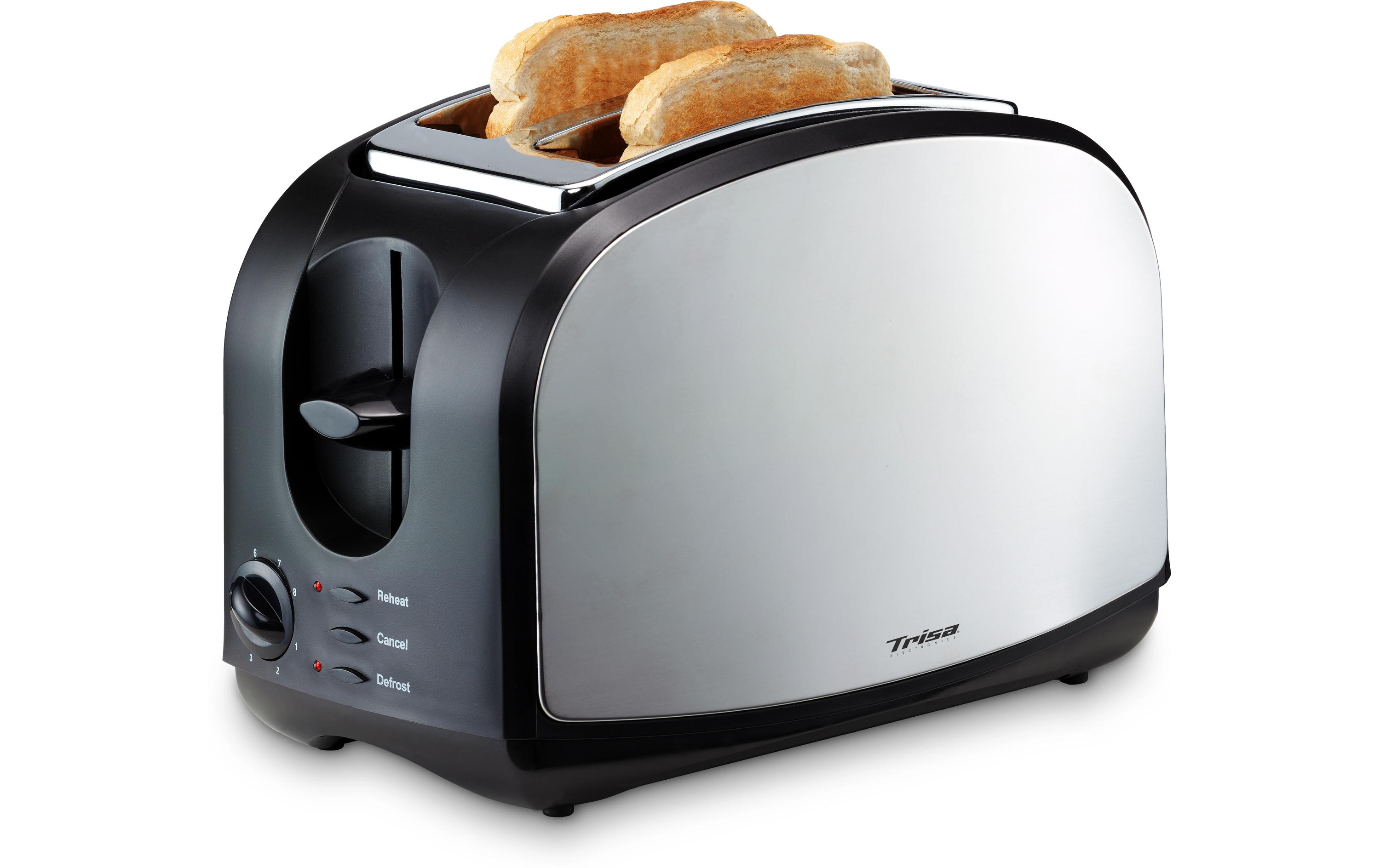 Trisa Toaster Crispy Toast Schwarz/Silber Trisa Toaster Crispy Toast Schwarz/Silber
