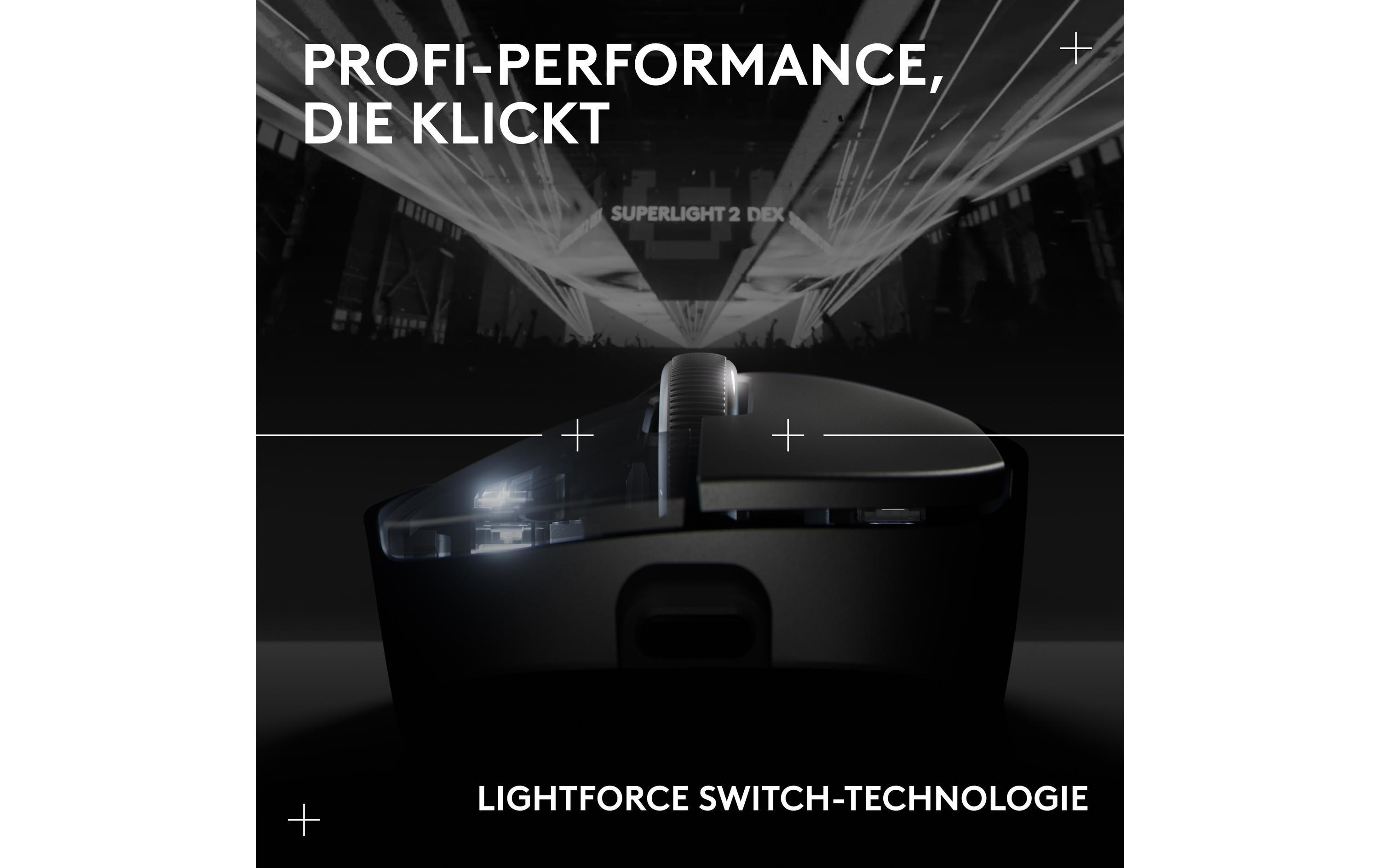 Logitech Gaming-Maus Pro X Superlight Dex Schwarz