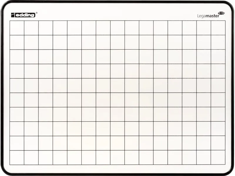 Legamaster Lerntafel lackiert 2 seitig blanko/kariert, 229 x 305 mm