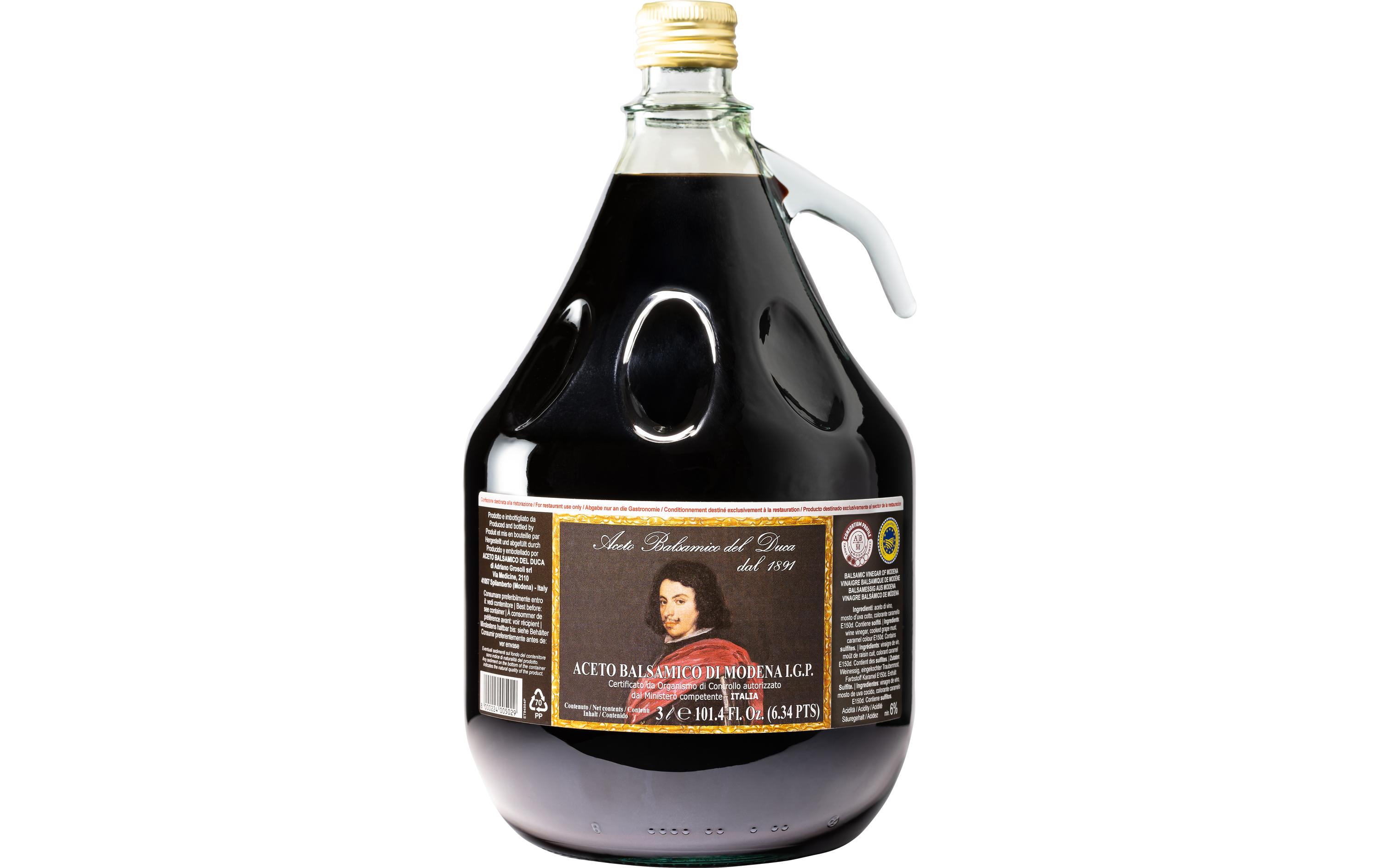 Del Duca Essig Aceto Balsamico di Modena Goldkappe 3000 ml