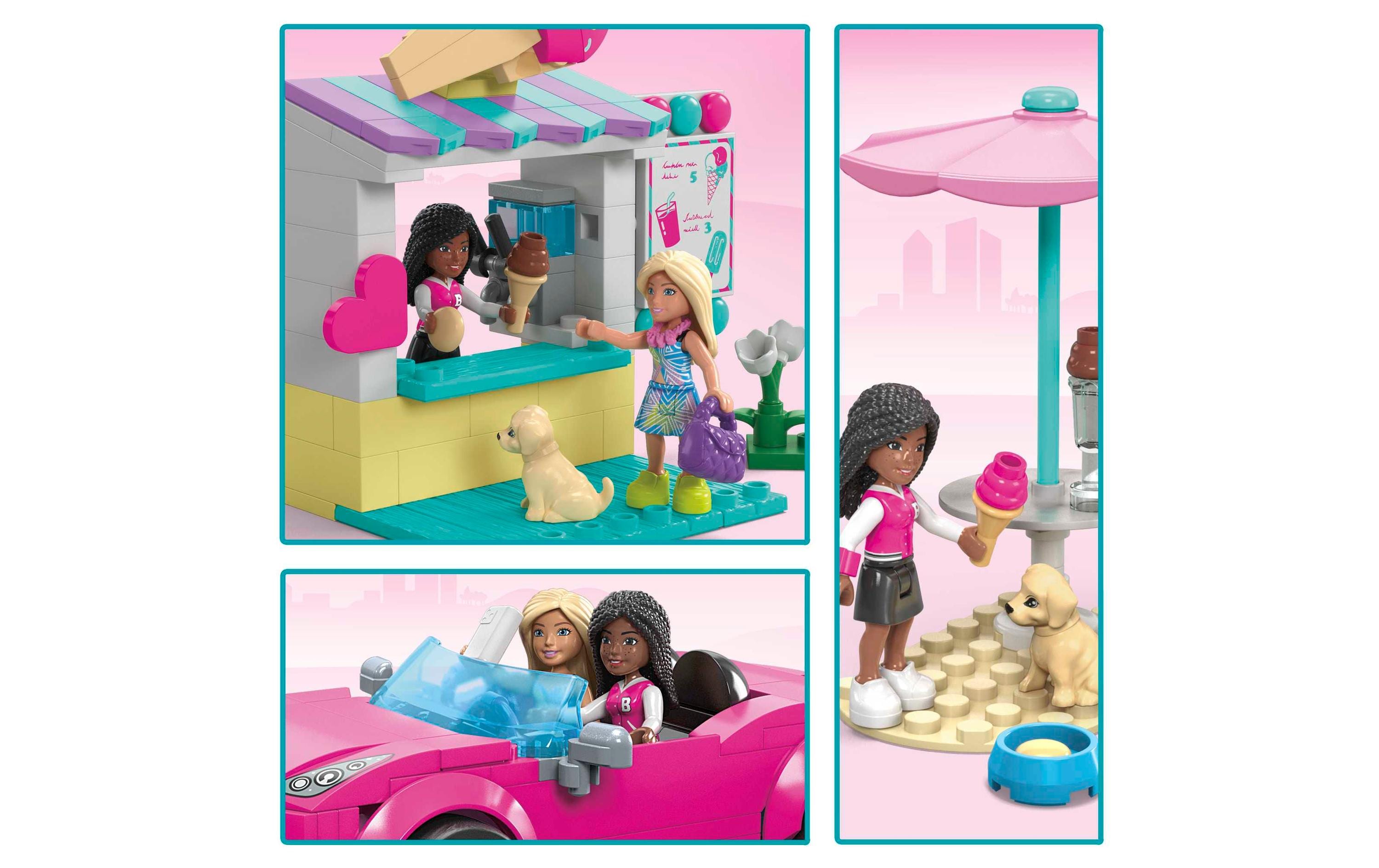 Mega Construx Barbie Cabrio & Eisstand
