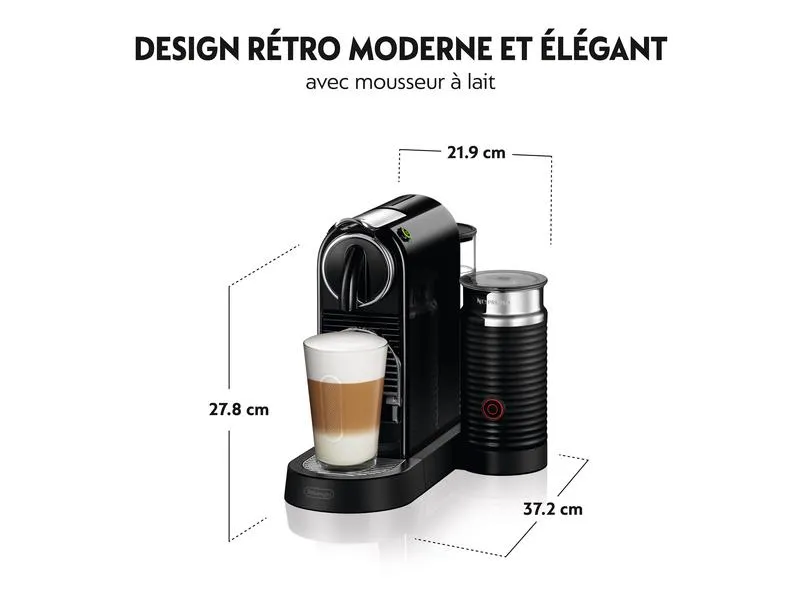 De'Longhi Kaffeemaschine Nespresso CitiZ & Milk EN267.BAE Schwarz De'Longhi Kaffeemaschine Nespresso CitiZ & Milk EN267.BAE Schwarz