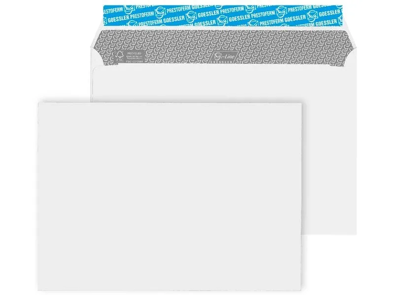 Goessler Couvert G-Line Pure C5, Keine Fenster, 500 Stück Goessler Couvert G-Line Pure C5, Keine Fenster, 500 Stück