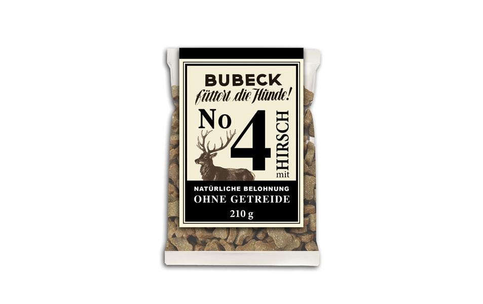 Bubeck Hundekuchen No. 4 mit Hirsch, 210 g Bubeck Hundekuchen No. 4 mit Hirsch, 210 g