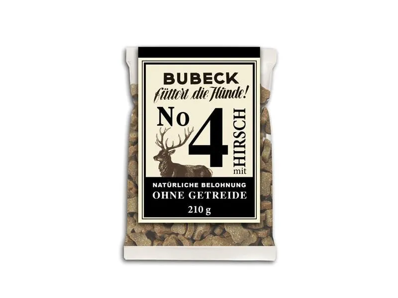 Bubeck Hundekuchen No. 4 mit Hirsch, 210 g Bubeck Hundekuchen No. 4 mit Hirsch, 210 g
