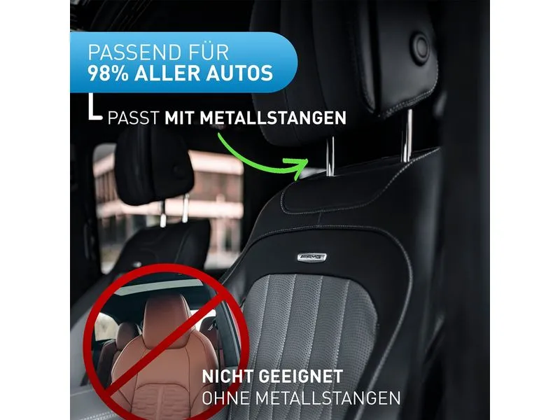 Flipline Auto-Kopfstütze, weisse Nähte