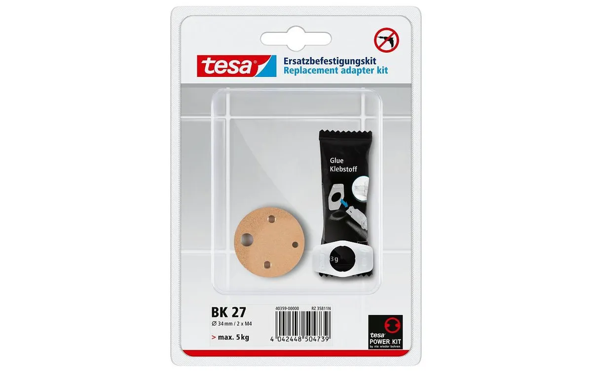 tesa Ersatzadapter-Satz BK 27