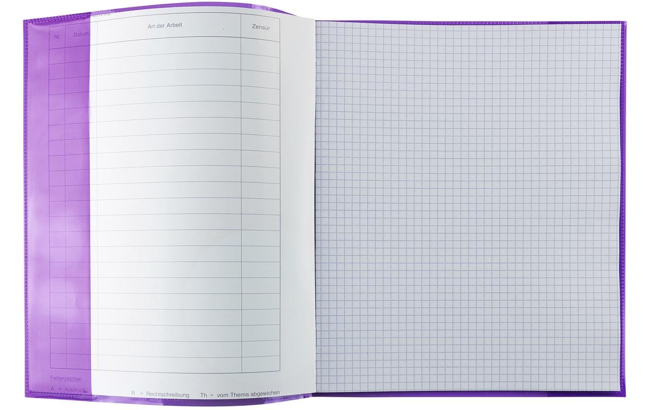 HERMA Einbandfolie Plus quart hoch Violett HERMA Einbandfolie Plus quart hoch Violett