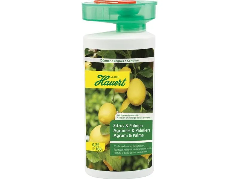Hauert Flüssigdünger Zitrus und Palmen, 250 ml