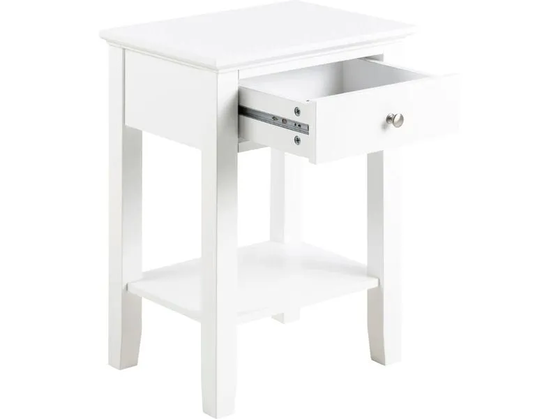 AC Design Nachttisch Linnea Weiss, 45 x 34 x 62.8 cm AC Design Nachttisch Linnea Weiss, 45 x 34 x 62.8 cm