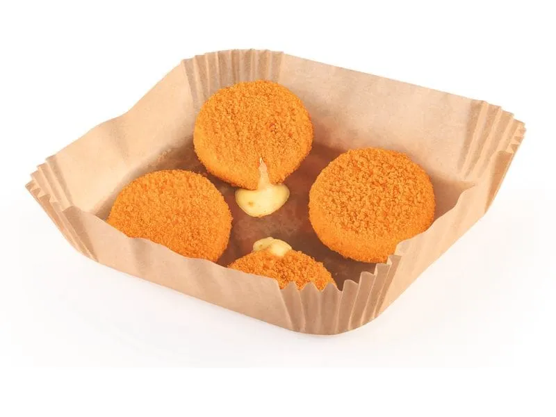 GOURMETmaxx Backpapier 100 Stück, 16 x 16 x 4.5 cm