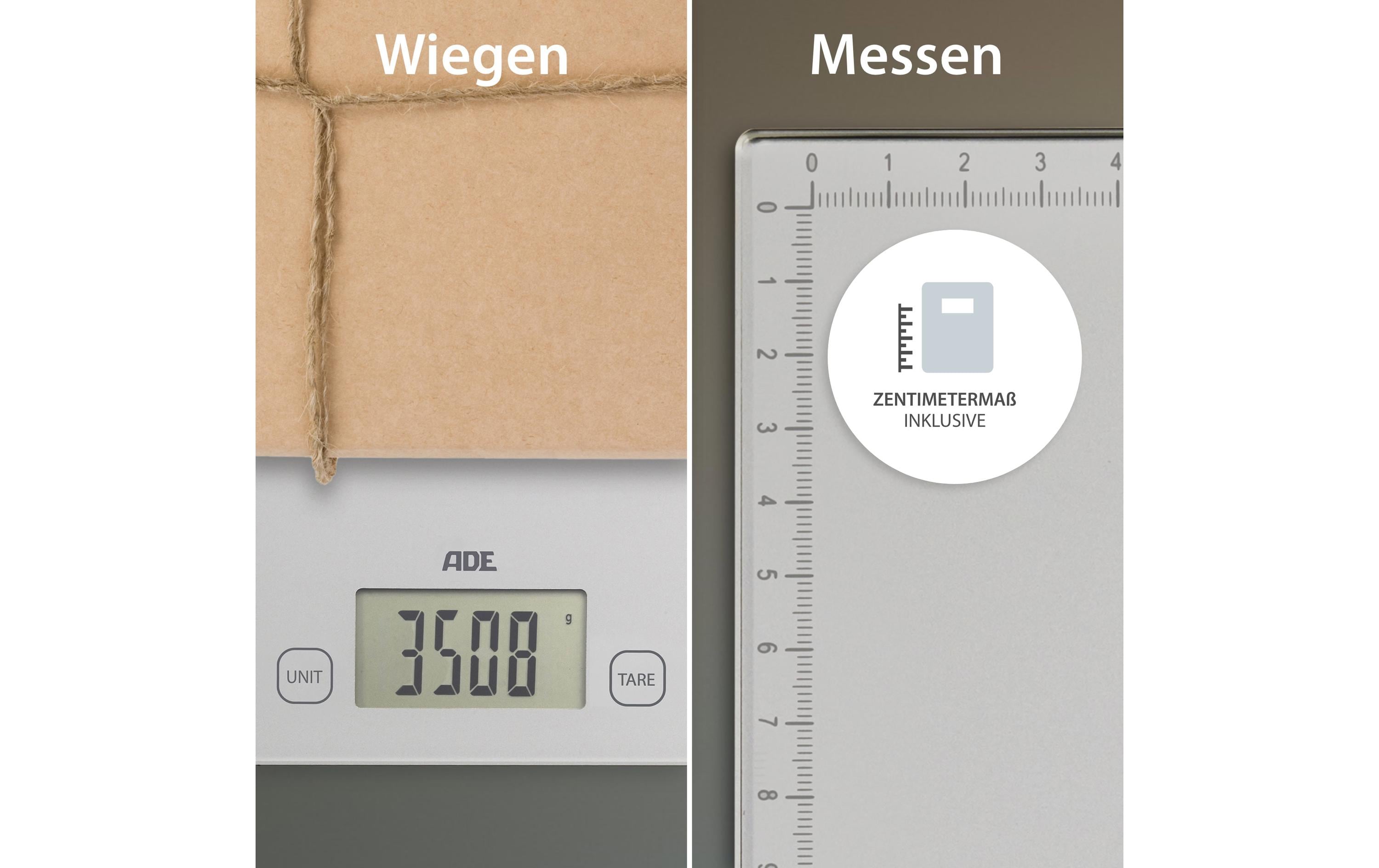 ADE Küchenwaage Bridget digital Silber