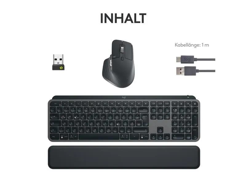 Logitech Tastatur-Maus-Set MX Keys S Combo Logitech Tastatur-Maus-Set MX Keys S Combo