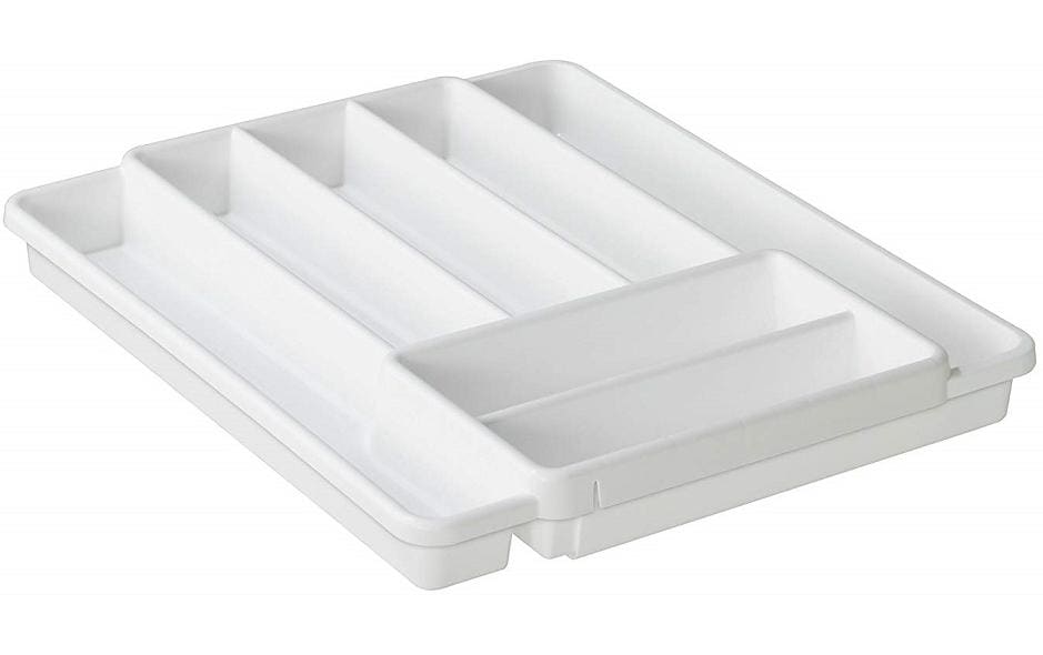 Rotho Besteckkasten Domino Weiss