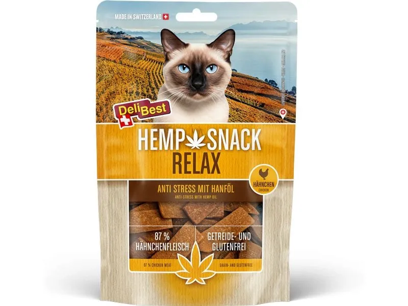 DeliBest Katzen-Snack HempSnack Relax 45 g DeliBest Katzen-Snack HempSnack Relax 45 g