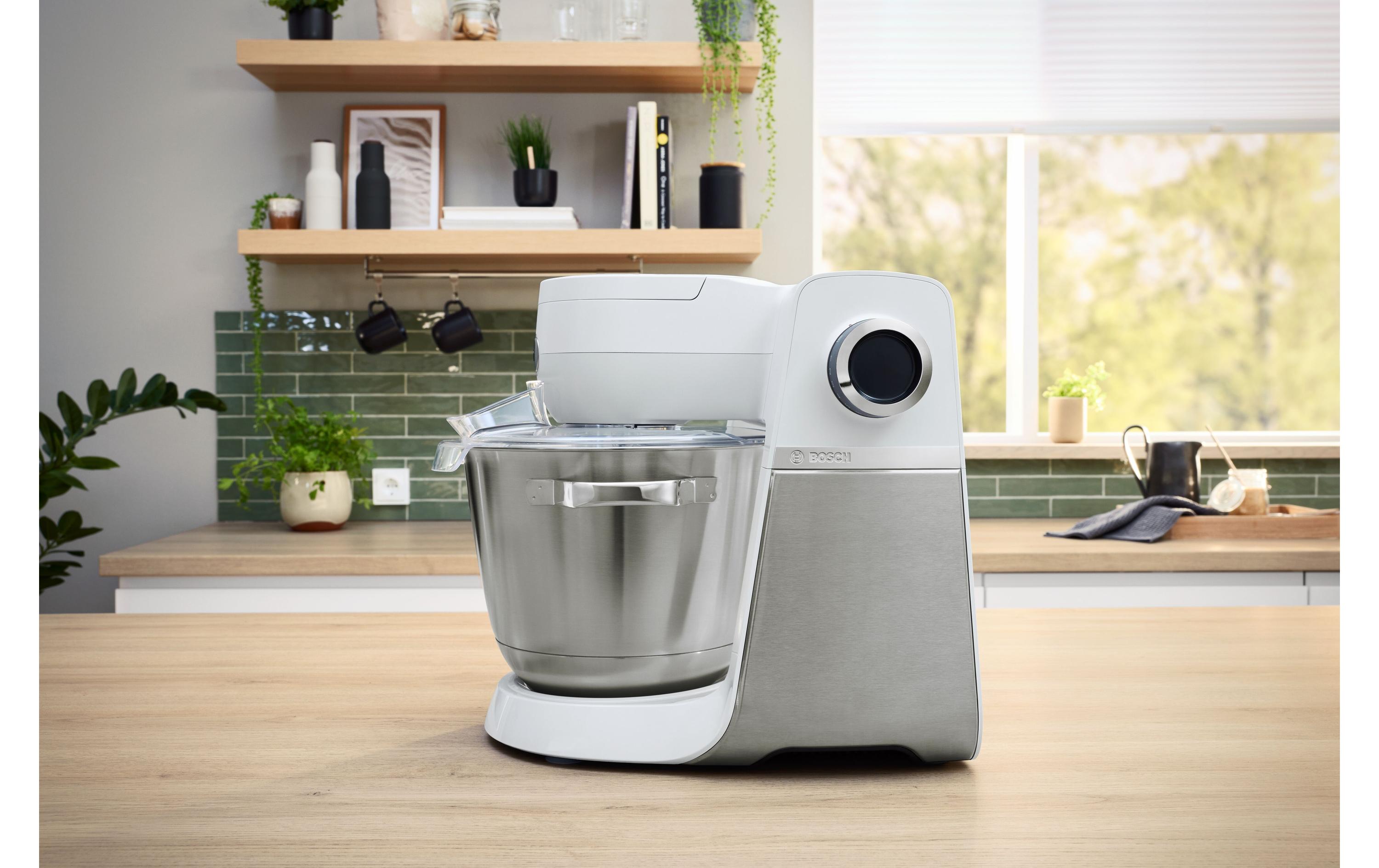 Bosch Küchenmaschine Serie 6 MUMS6EW22 Edelstahl/Weiss