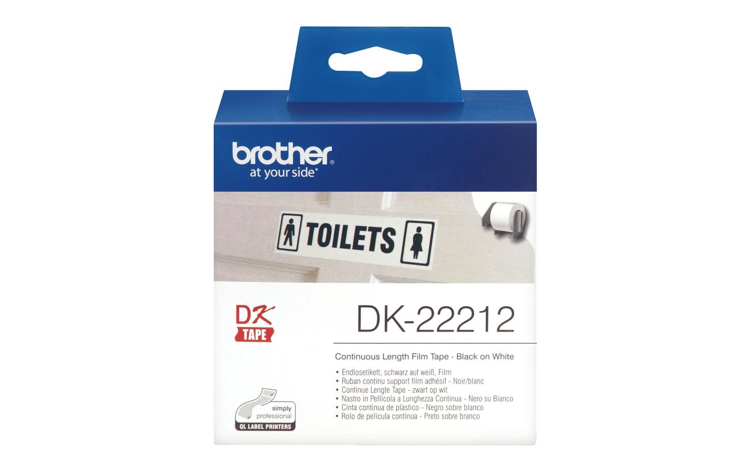 Brother Etikettenrolle DK-22212 Thermo Direct 62 mm x 15.24 m Brother Etikettenrolle DK-22212 Thermo Direct 62 mm x 15.24 m