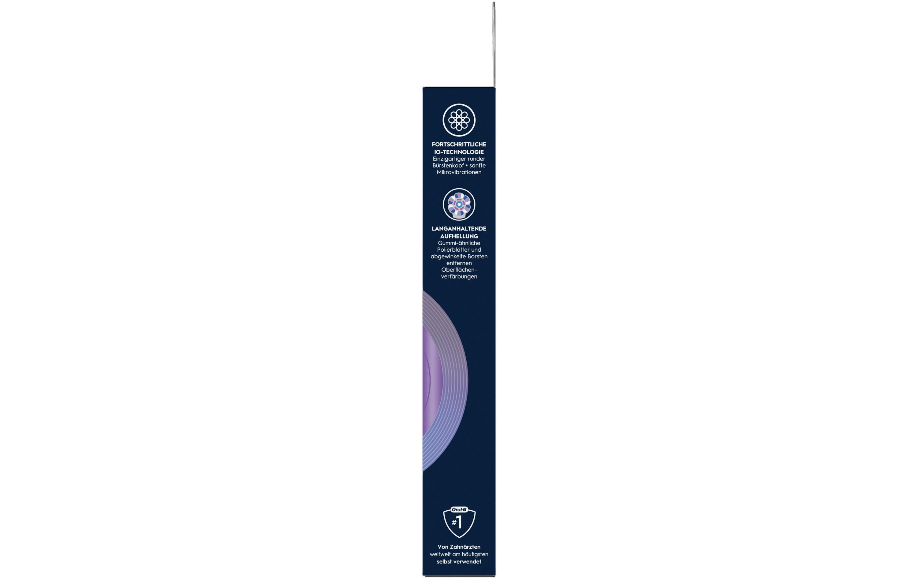 Oral-B Zahnbürstenkopf iO Radiant White Black 4 Stück