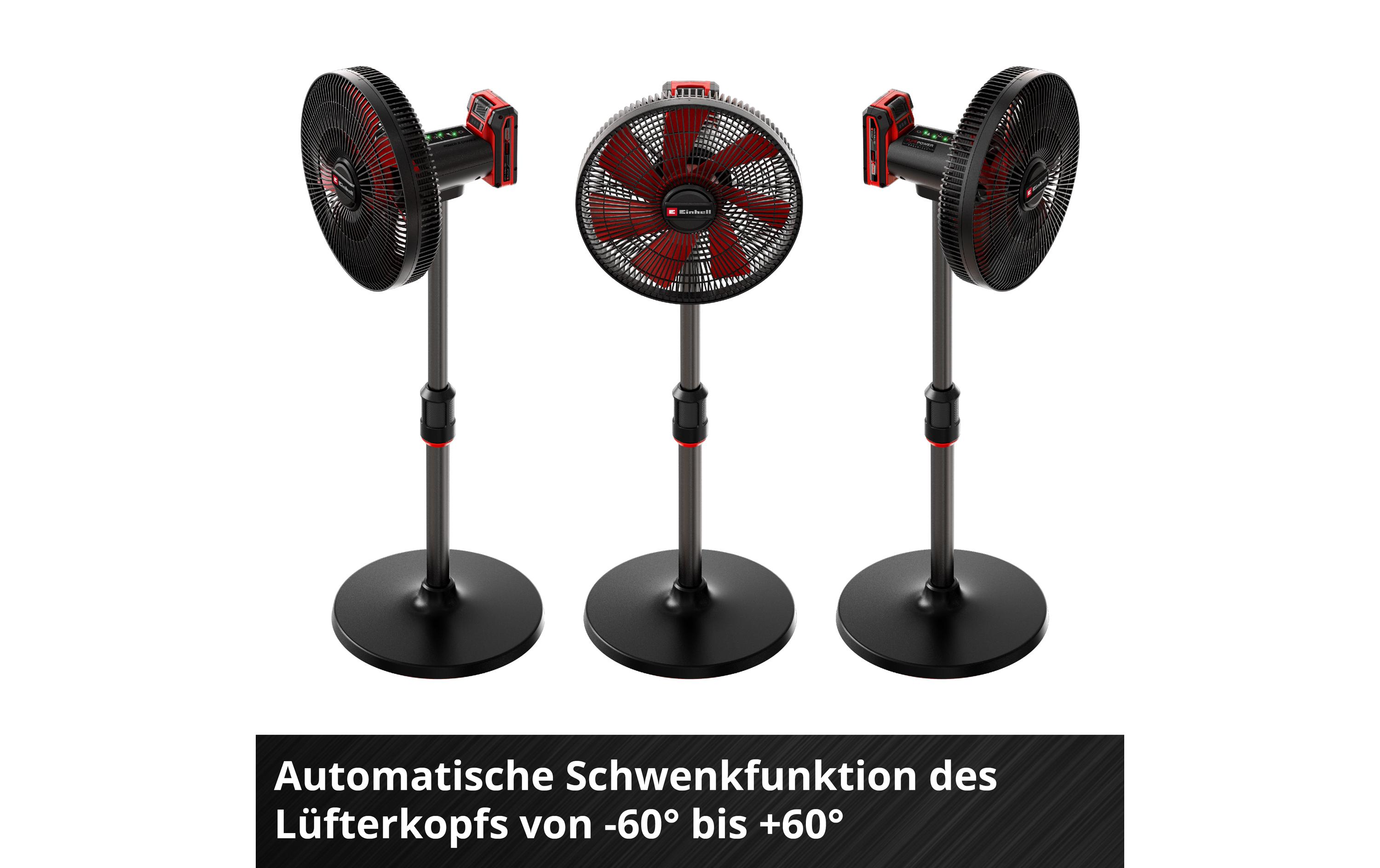 Einhell Bodenventilator GE-CF 18/320 P Li-Solo Schwarz
