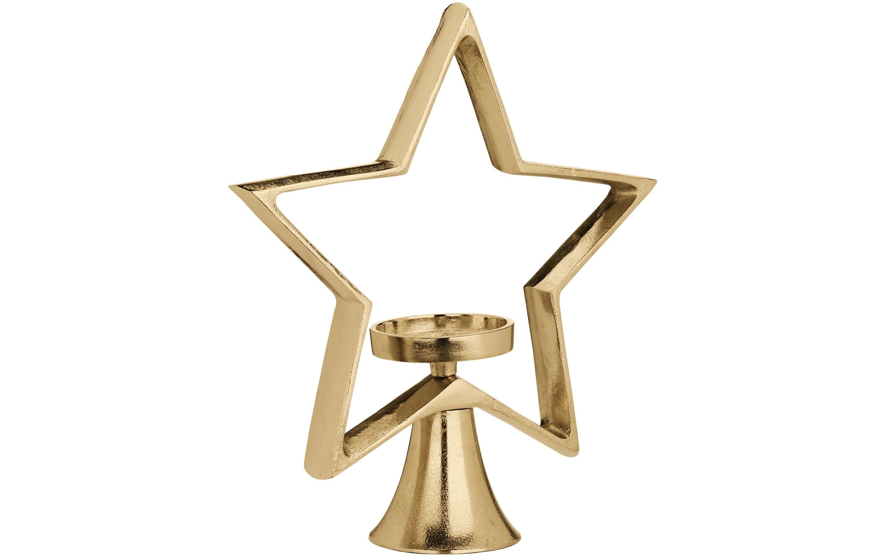 EGLO Weihnachtswindlicht Stern Mukayle 41.5 cm, Gold