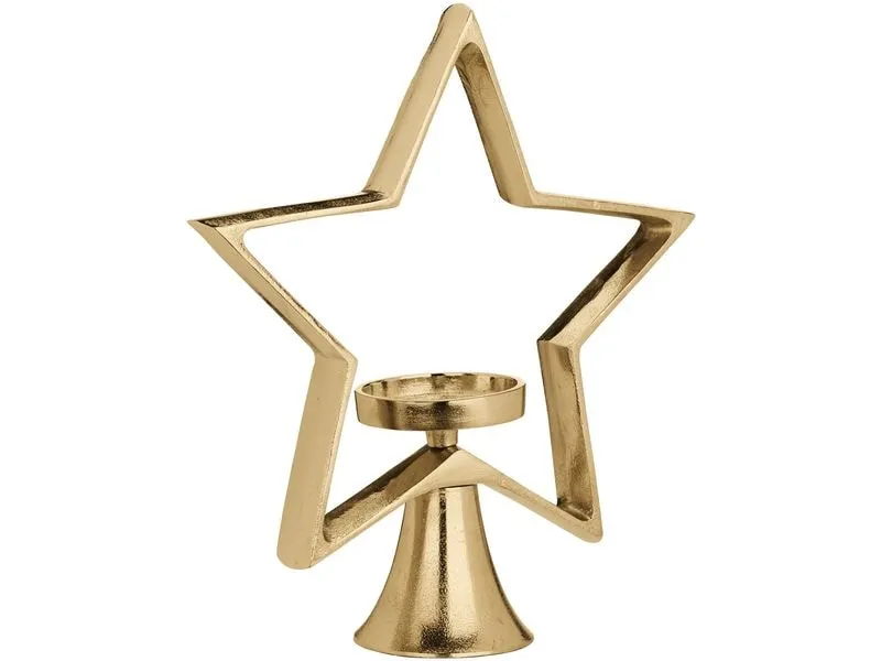 EGLO Weihnachtswindlicht Stern Mukayle 41.5 cm, Gold