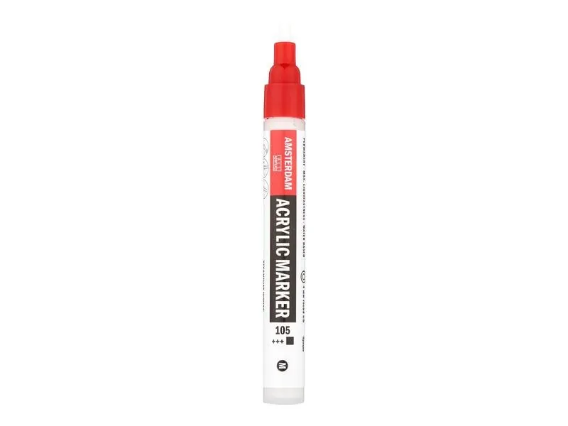 Amsterdam Acrylmarker M 105 Weiss Deckend Amsterdam Acrylmarker M 105 Weiss Deckend