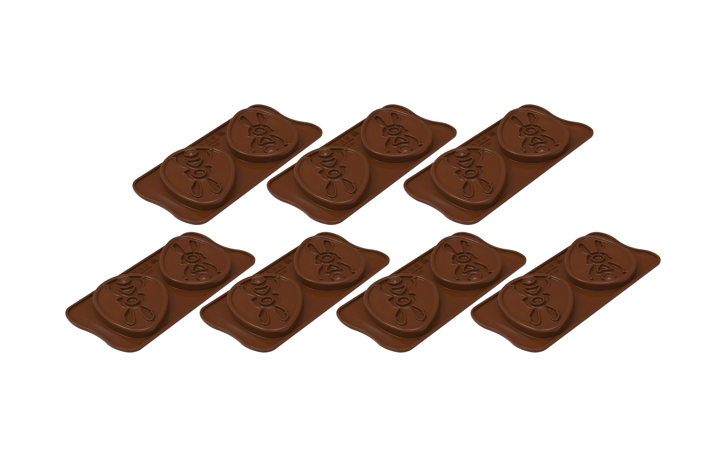 Silikomart Silikonform Silikonform «Hase» Oval, 7 Stück