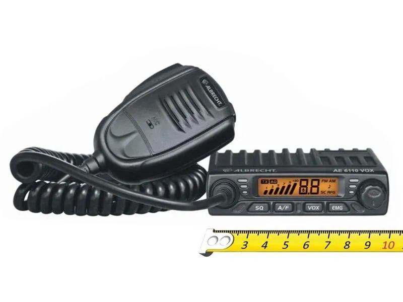 Albrecht CB Funkgerät AE 6110 VOX mit Zigarettenanzünder-Stecker Albrecht CB Funkgerät AE 6110 VOX mit Zigarettenanzünder-Stecker