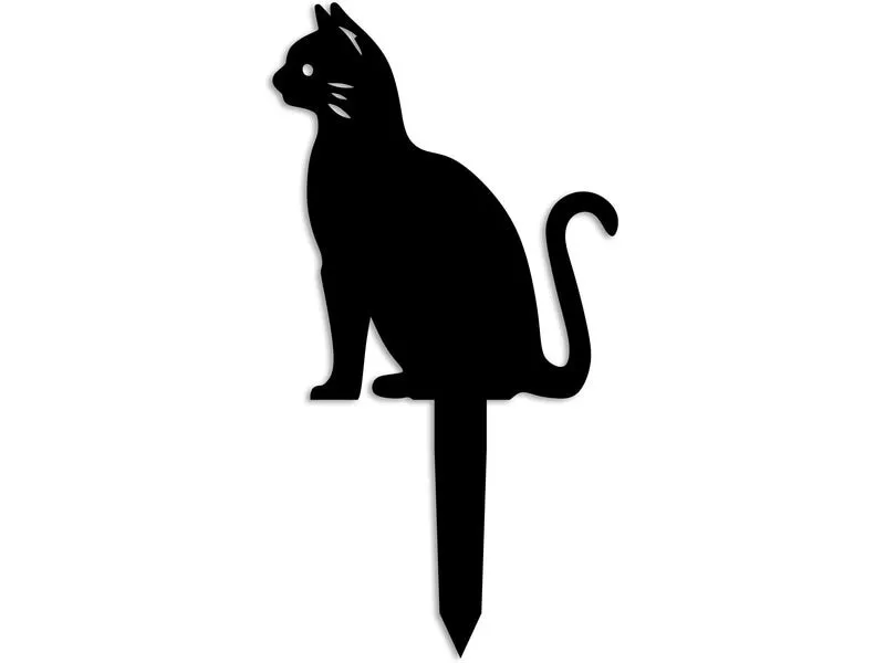 Wallxpert Gartenstecker Katze 38 x 20 cm Wallxpert Gartenstecker Katze 38 x 20 cm
