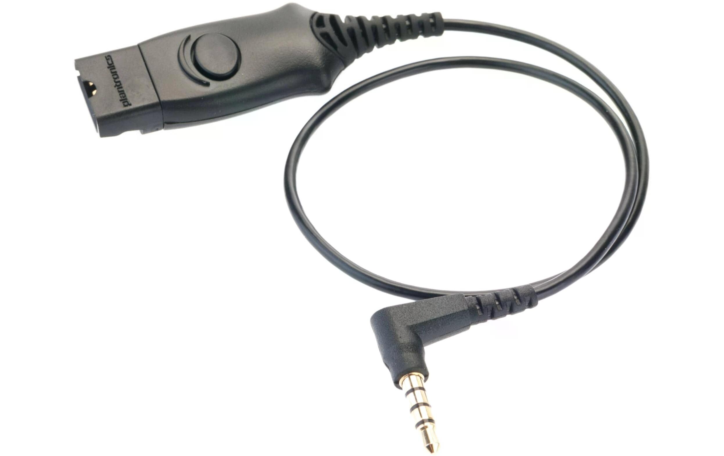 Poly Anschlusskabel MO300-iPhone 4S 3.5 mm Klinke - QD 0.3 m Poly Anschlusskabel MO300-iPhone 4S 3.5 mm Klinke - QD 0.3 m