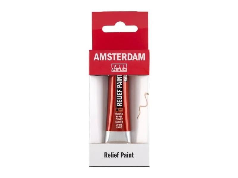Amsterdam Acrylfarbe Reliefpaint 805 Kupfer deckend, 20 ml Amsterdam Acrylfarbe Reliefpaint 805 Kupfer deckend, 20 ml