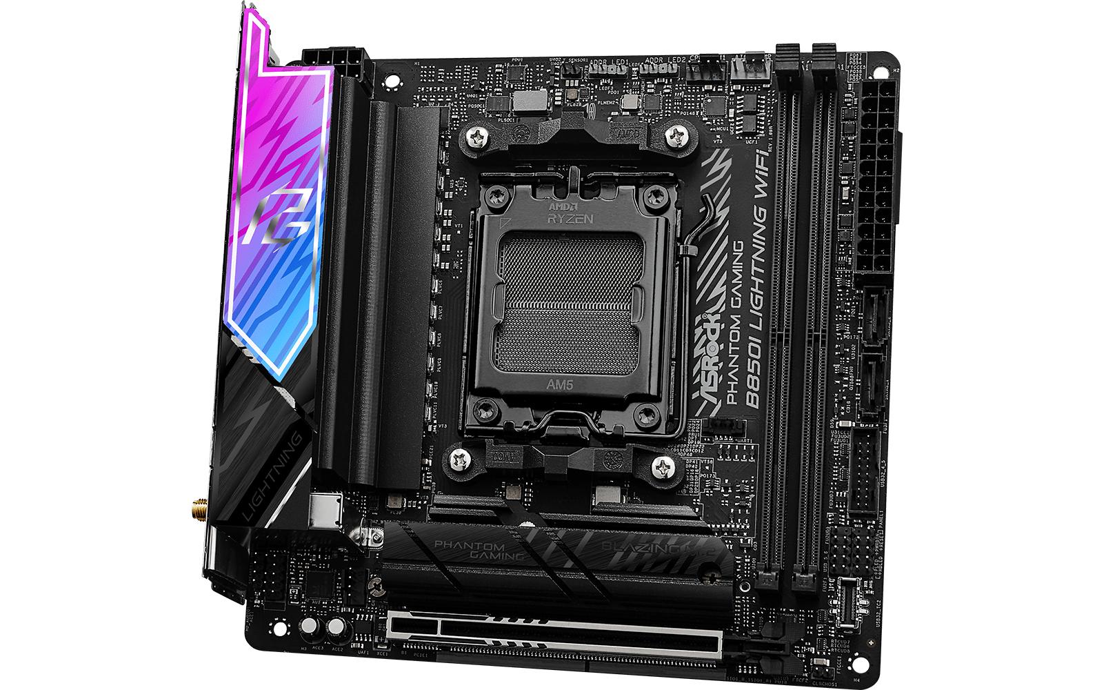 ASRock Mainboard Phantom Gaming B850I Lightning WiFi