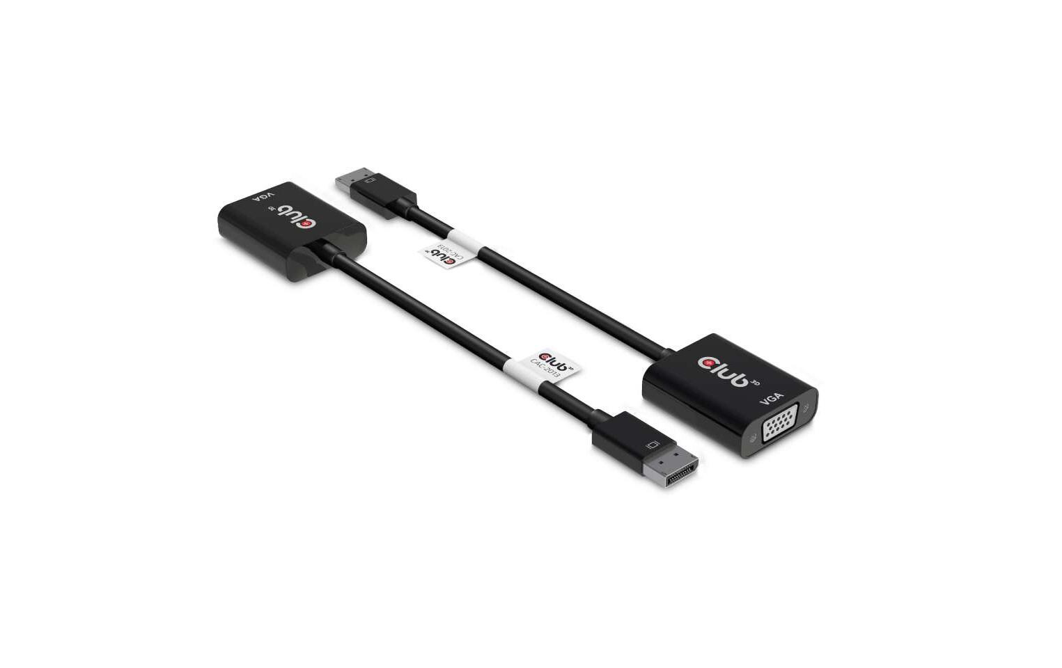 Club 3D Adapterkabel DPTM auf VGA Aktiv DisplayPort - VGA