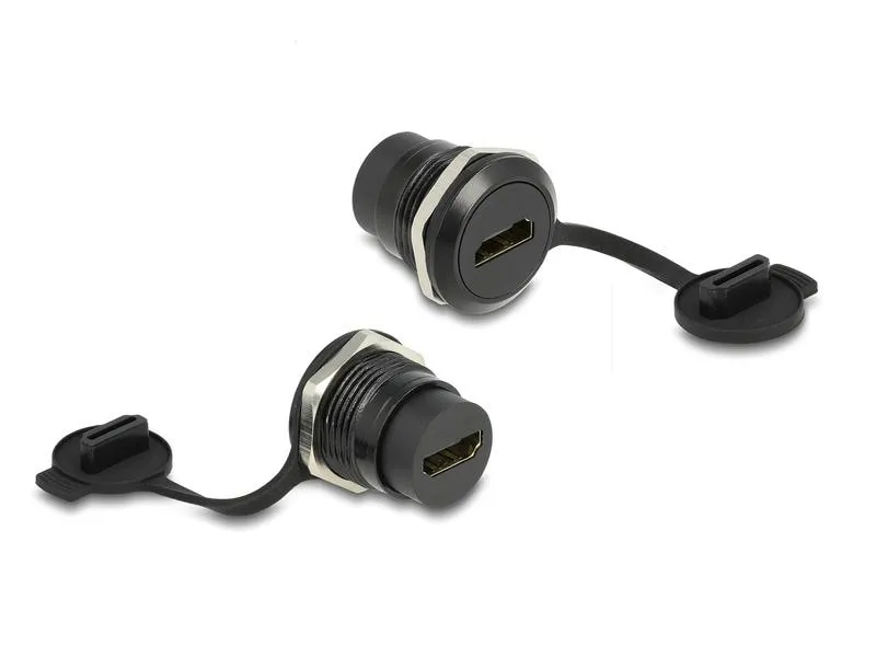Delock HDMI-A Einbaubuchse mit Staubschutzkappe Delock HDMI-A Einbaubuchse mit Staubschutzkappe