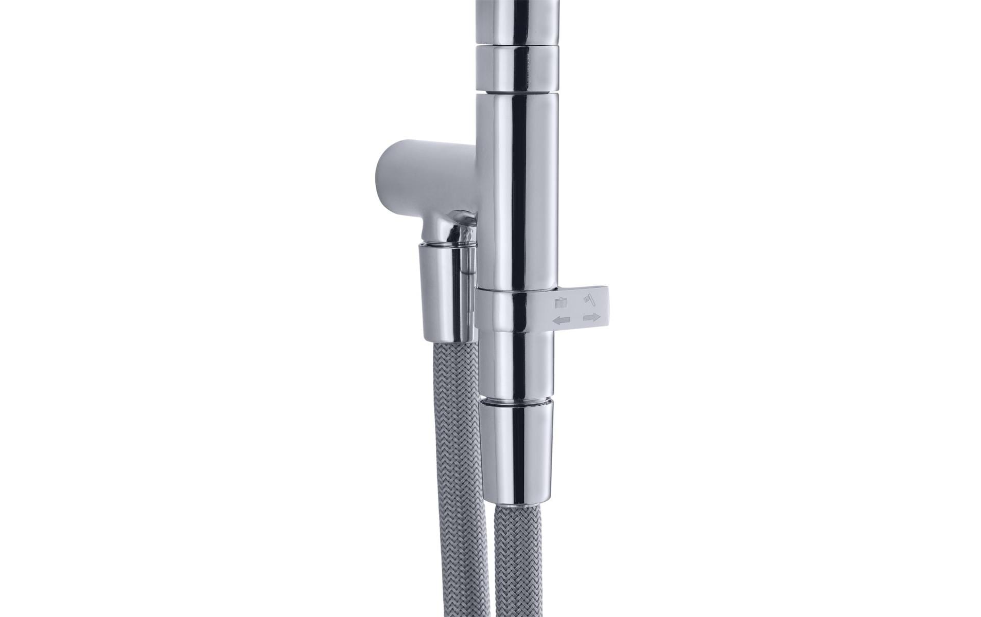 diaqua® Duschsystem Naiad Turn, Verchromt