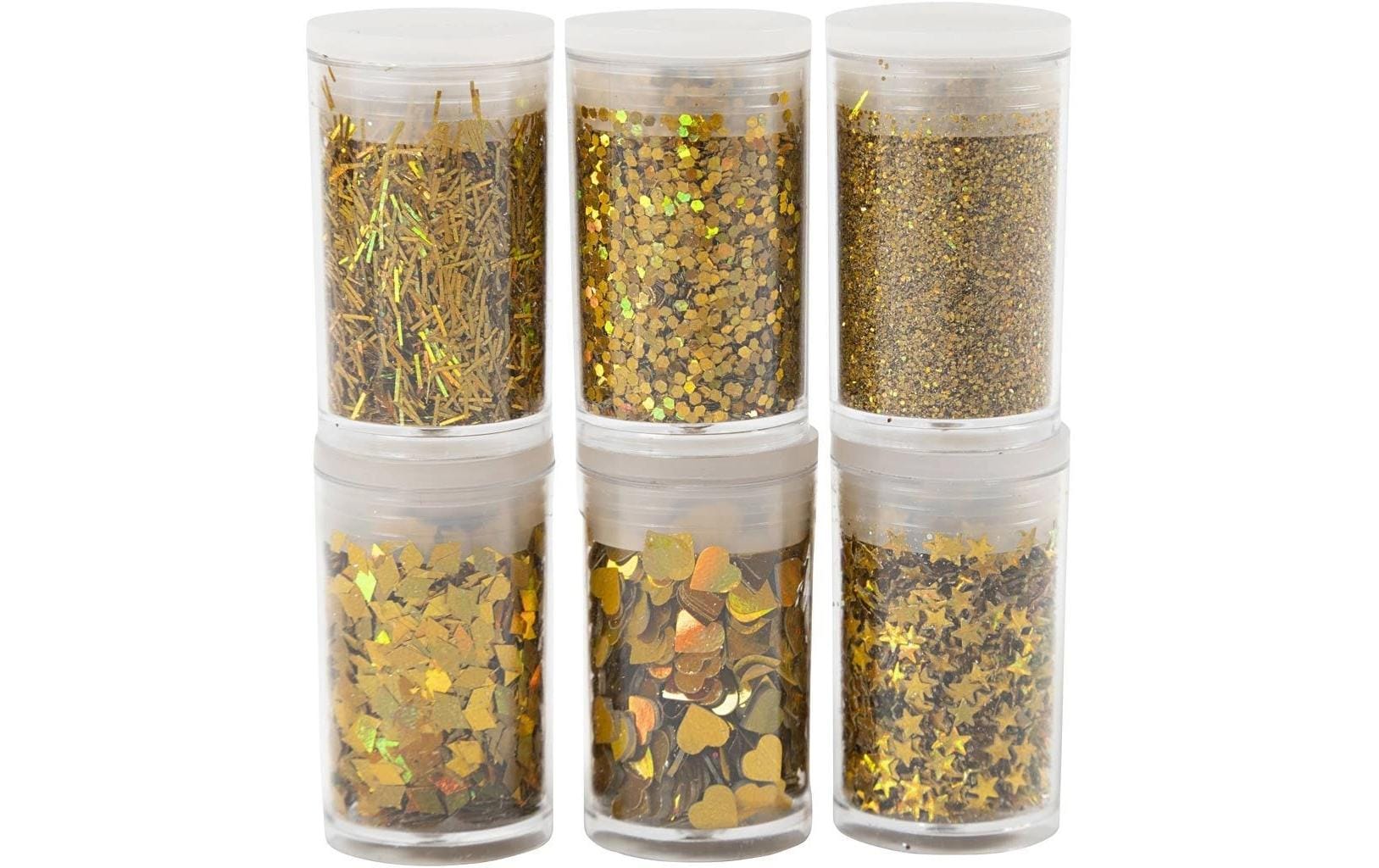 Creativ Company Glitzerset Gold, 6 x 5 g