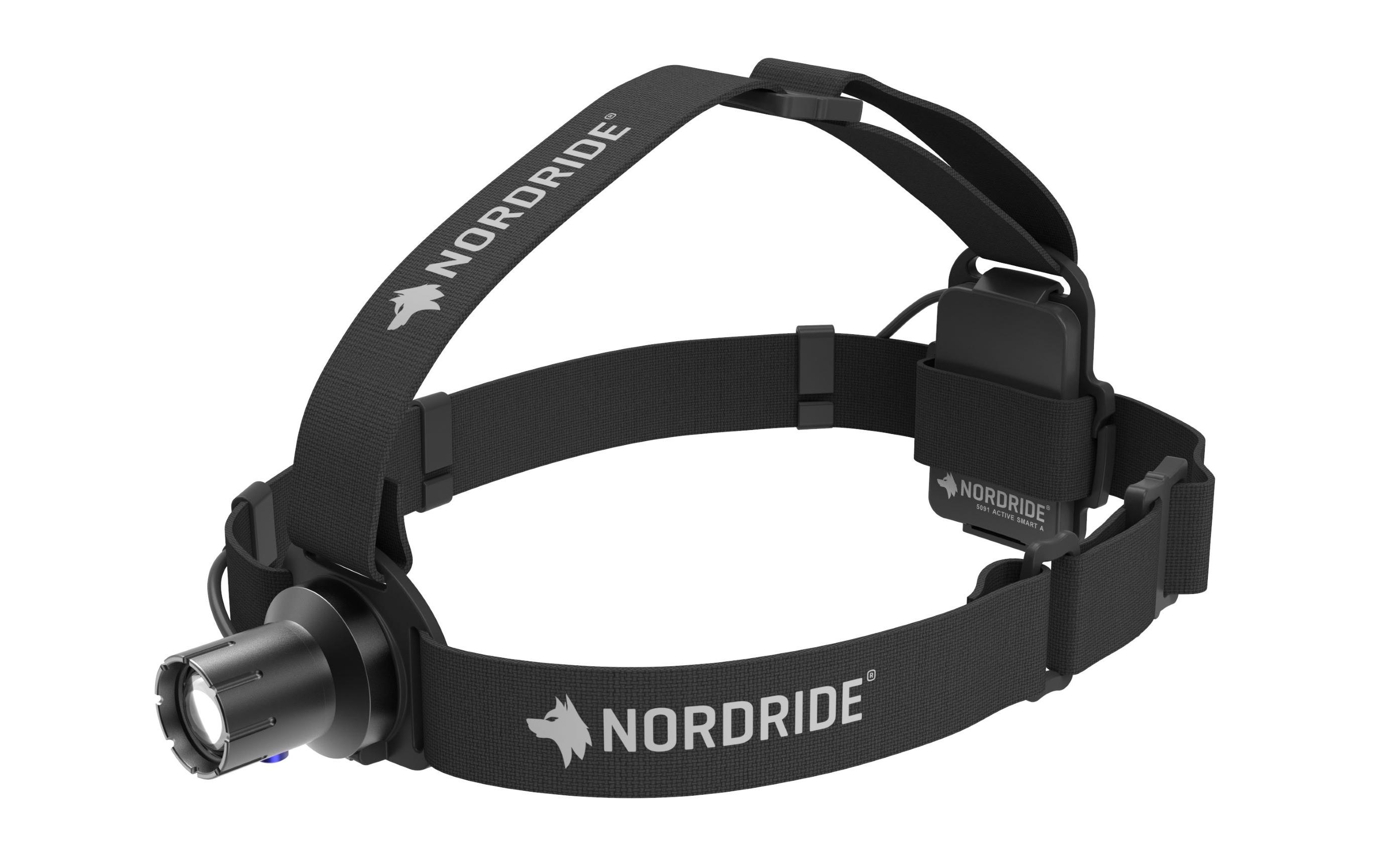 Nordride Stirnlampe Active Smart A Schwarz, 450 lm, IP45