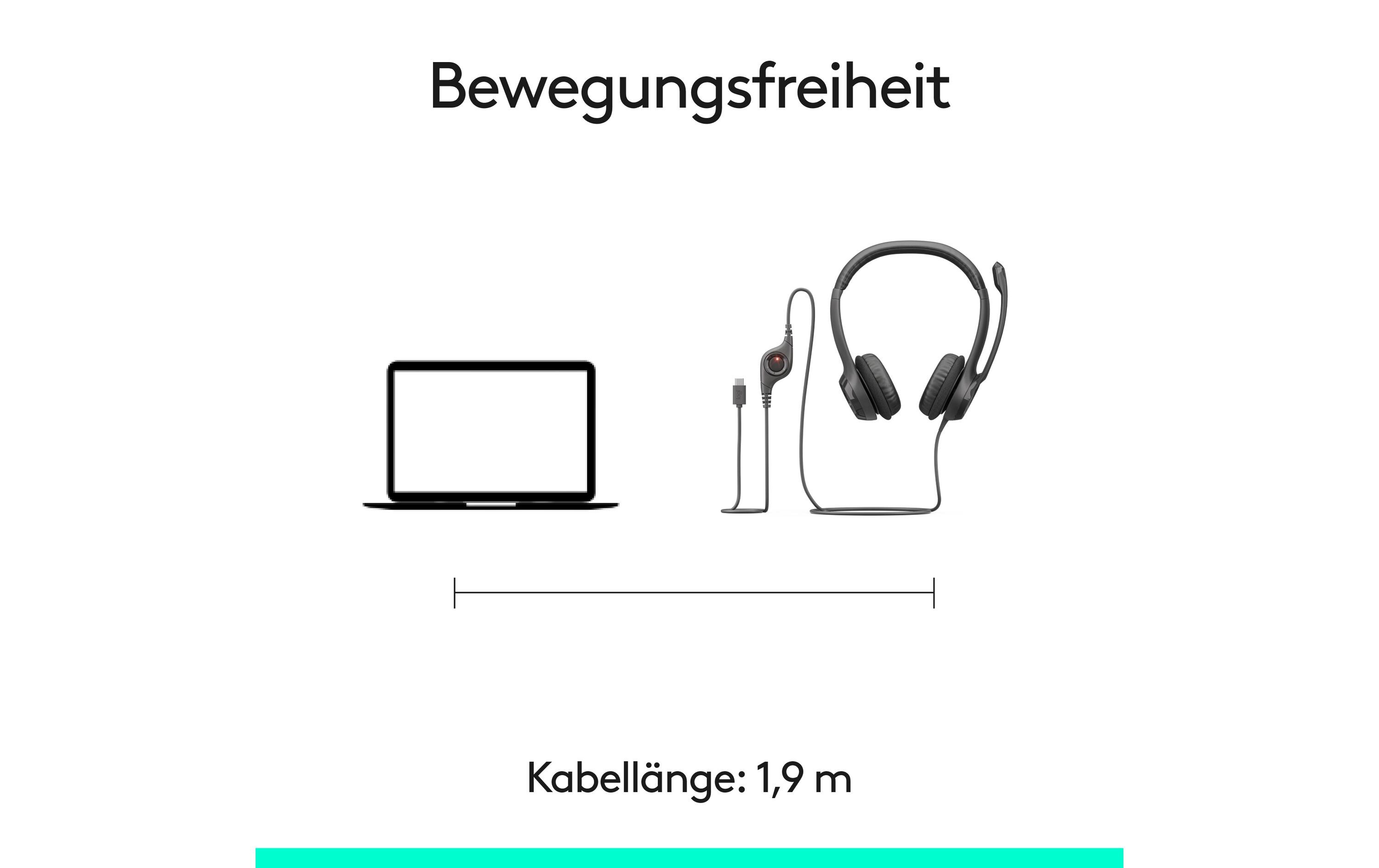 Logitech Headset H390 Stereo USB-C