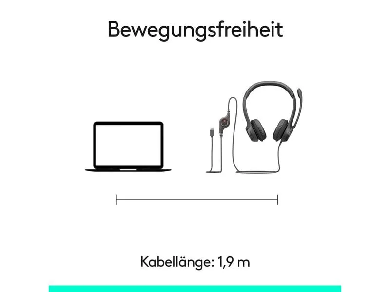 Logitech Headset H390 Stereo USB-C