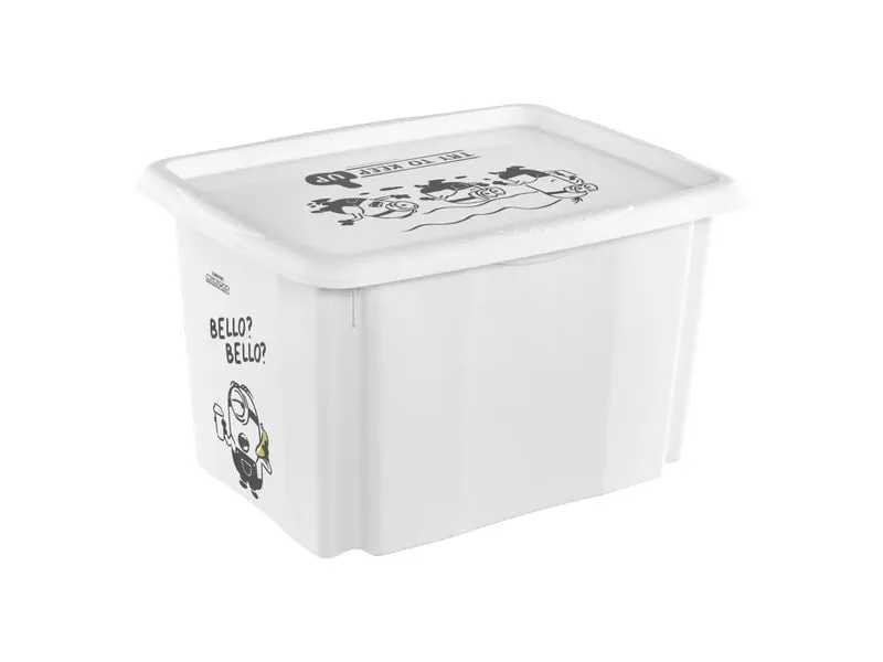 keeeper Karolina Minions Bello Box mit Deckel Kunststoff 30 L Weiss keeeper Karolina Minions Bello Box mit Deckel Kunststoff 30 L Weiss