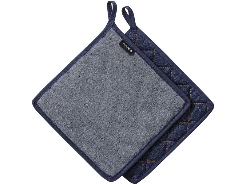 Ladelle Topflappen Denim 2 Stück