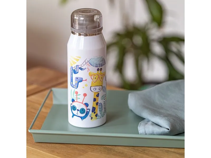 Alfi Thermosflasche Kids Crazy Jungle 350 ml, Weiss Alfi Thermosflasche Kids Crazy Jungle 350 ml, Weiss