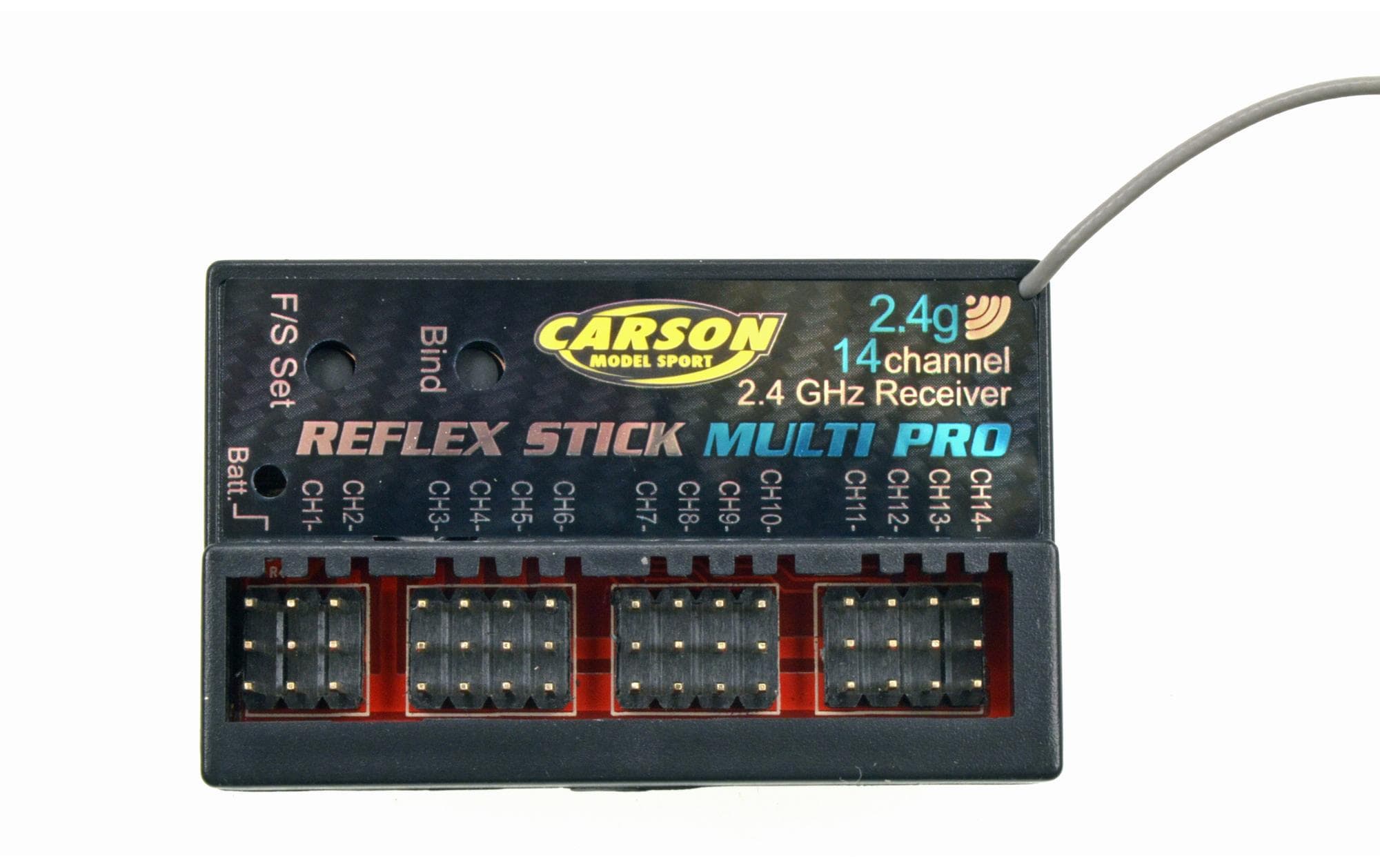Carson Empfänger Reflex Stick Multi Pro 14-Kanal Carson Empfänger Reflex Stick Multi Pro 14-Kanal