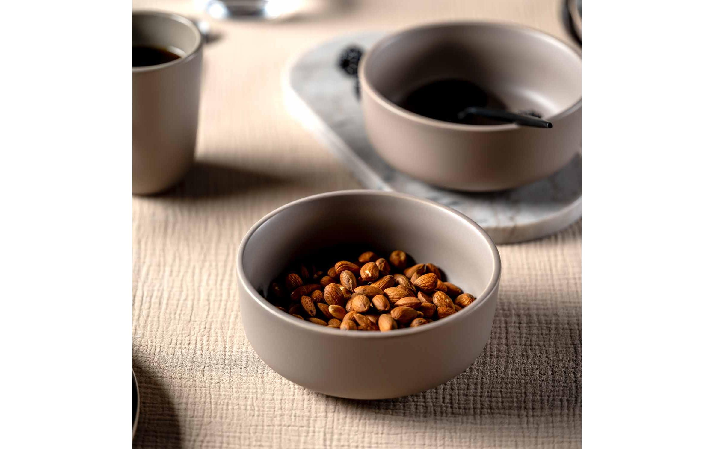 Leonardo Schale Roma 6 Stück, Taupe