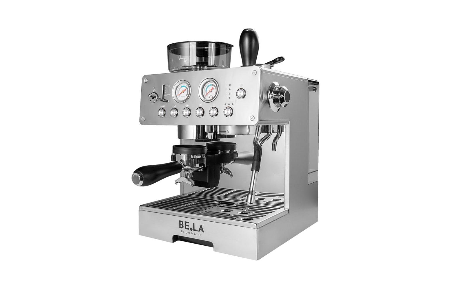 Berger Lanz Siebträgermaschine STK03CNS Silber